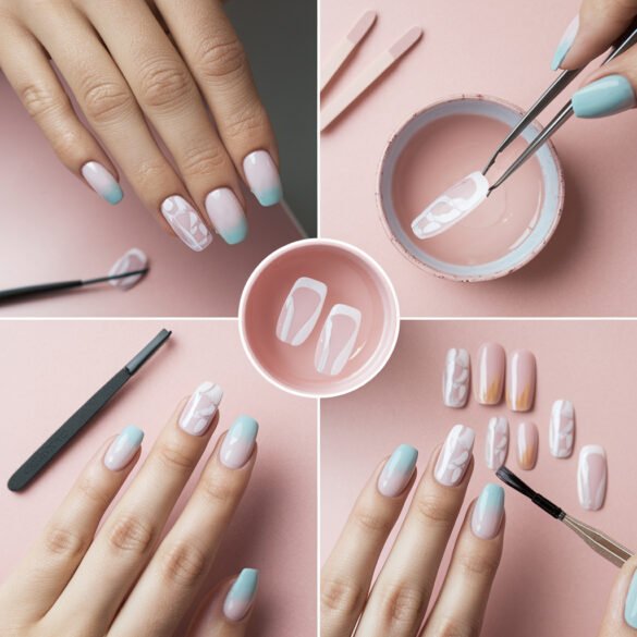 Как се поставят слайдери върху нокти